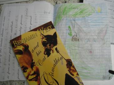 Benjamin West notebook page