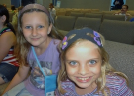 Sparkles and friend at VBS