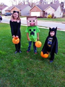 my little trick-or-treaters